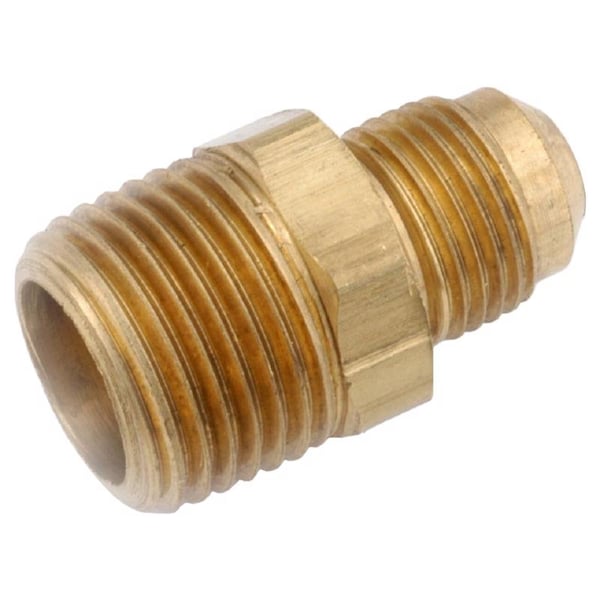 Anderson Metals 3/8 in. Male Flare in. X 1/8 in. D MIP Brass Adapter 754048-0602AH - main